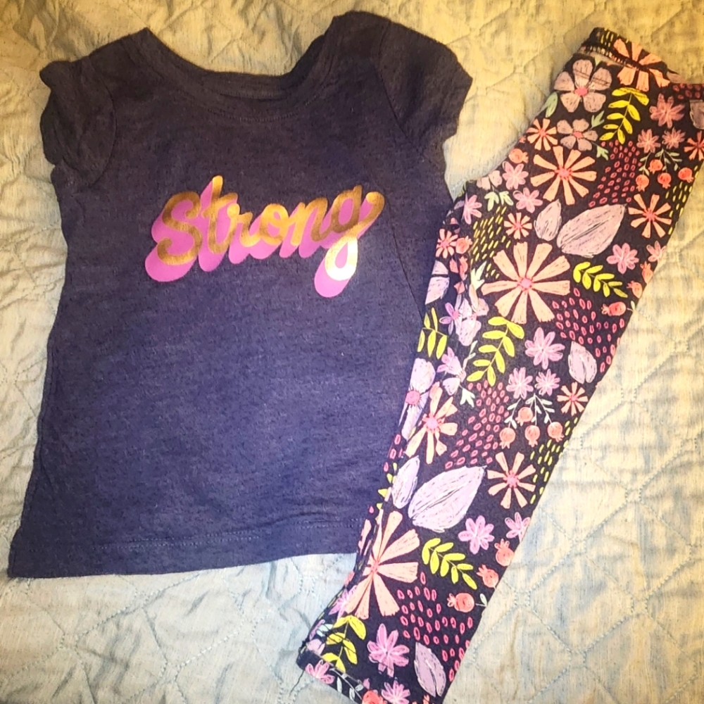 *nd tee & floral leggings (must be bundled to buy)